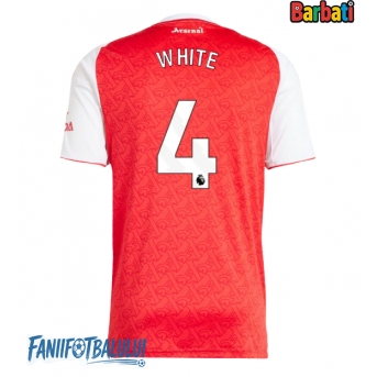 Arsenal Ben White #4 Tricou Fotbal Replică 2025-26 Barbati Acasa